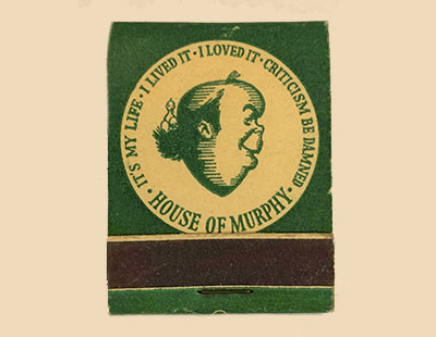 House of Murphy Matchbook