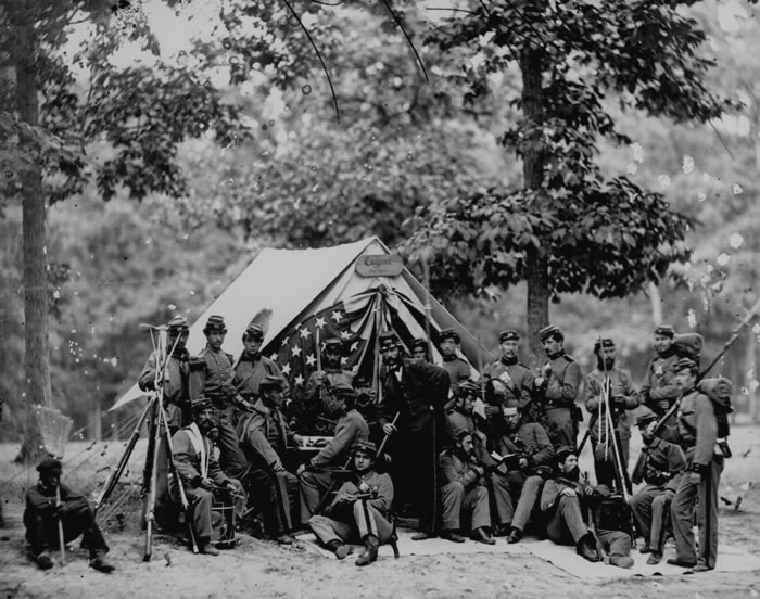 Engineers of the 8th N.Y. State Militia, 1861.